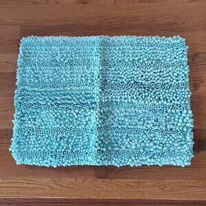 BRAND NEW without tags Norwex Turquoise Chenille Floor Mat | Bath Mat